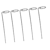 Maxbell Climbing Plant Stakes Rack Reusable Tomato Twist Stakes for Lawn Yard Indoor Straight 5pcs
