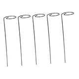 Maxbell Climbing Plant Stakes Rack Reusable Tomato Twist Stakes for Lawn Yard Indoor Straight 5pcs