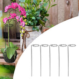 Maxbell Climbing Plant Stakes Rack Reusable Tomato Twist Stakes for Lawn Yard Indoor Straight 5pcs