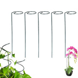 Maxbell Climbing Plant Stakes Rack Reusable Tomato Twist Stakes for Lawn Yard Indoor Straight 5pcs