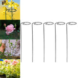 Maxbell Climbing Plant Stakes Rack Reusable Tomato Twist Stakes for Lawn Yard Indoor Straight 5pcs