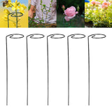 Maxbell Climbing Plant Stakes Rack Reusable Tomato Twist Stakes for Lawn Yard Indoor Straight 5pcs