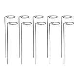 Maxbell Climbing Plant Stakes Rack Reusable Tomato Twist Stakes for Lawn Yard Indoor Straight 10pcs