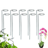 Maxbell Climbing Plant Stakes Rack Reusable Tomato Twist Stakes for Lawn Yard Indoor Straight 10pcs