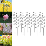 Maxbell Climbing Plant Stakes Rack Reusable Tomato Twist Stakes for Lawn Yard Indoor Spiral 10pcs