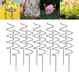 Maxbell Climbing Plant Stakes Rack Reusable Tomato Twist Stakes for Lawn Yard Indoor Spiral 10pcs