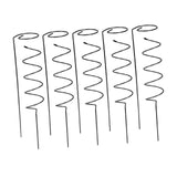 Maxbell Climbing Plant Stakes Rack Reusable Tomato Twist Stakes for Lawn Yard Indoor Straight and Spiral