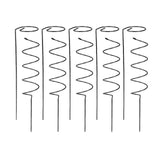 Maxbell Climbing Plant Stakes Rack Reusable Tomato Twist Stakes for Lawn Yard Indoor Straight and Spiral
