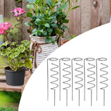 Maxbell Climbing Plant Stakes Rack Reusable Tomato Twist Stakes for Lawn Yard Indoor Straight and Spiral