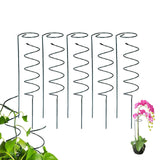 Maxbell Climbing Plant Stakes Rack Reusable Tomato Twist Stakes for Lawn Yard Indoor Straight and Spiral