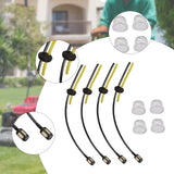 Maxbell 8 Pieces Fuels Lines Lawnmower for Lawn Mower Accessories Trimmer Mower
