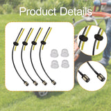 Maxbell 8 Pieces Fuels Lines Lawnmower for Lawn Mower Accessories Trimmer Mower