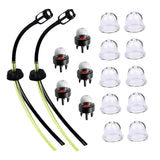 Maxbell 17Pcs Filter Lines Grommet Kit for Grass Trimmer Lawn Mower Accessories
