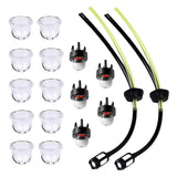 Maxbell 17Pcs Filter Lines Grommet Kit for Grass Trimmer Lawn Mower Accessories