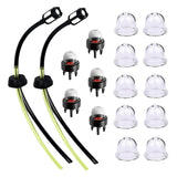 Maxbell 17Pcs Filter Lines Grommet Kit for Grass Trimmer Lawn Mower Accessories