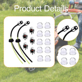 Maxbell 17Pcs Filter Lines Grommet Kit for Grass Trimmer Lawn Mower Accessories