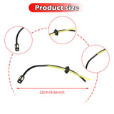Maxbell 6Pcs Fuels Lines 22 cm with 2 Primer Bulbs for Trimmer Mower Accessories