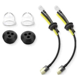 Maxbell 6Pcs Fuels Lines 22 cm with 2 Primer Bulbs for Trimmer Mower Accessories