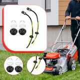 Maxbell 6Pcs Fuels Lines 22 cm with 2 Primer Bulbs for Trimmer Mower Accessories