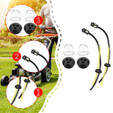 Maxbell 6Pcs Fuels Lines 22 cm with 2 Primer Bulbs for Trimmer Mower Accessories