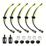 Maxbell 17x Universal Grass Trimmer Fuels Lines with Filter for Garden Machine Mower