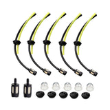 Maxbell 17x Universal Grass Trimmer Fuels Lines with Filter for Garden Machine Mower
