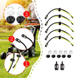 Maxbell 17x Universal Grass Trimmer Fuels Lines with Filter for Garden Machine Mower