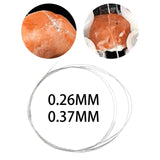 Maxbell Saw Wire Spare Parts Length 1M DIY Cutting Wire for Tile Granite Woodworking 0.26mm