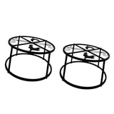 Maxbell 2 Pieces Metal Plant Stand Planter Rack Dining Room Indoor Flower Pot Holder