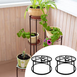 Maxbell 2 Pieces Metal Plant Stand Planter Rack Dining Room Indoor Flower Pot Holder