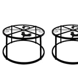 Maxbell 2 Pieces Metal Plant Stand Planter Rack Dining Room Indoor Flower Pot Holder