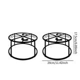 Maxbell 2 Pieces Metal Plant Stand Planter Rack Dining Room Indoor Flower Pot Holder