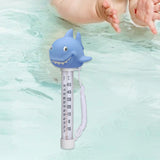 Maxbell Floating Pool Thermometer for Baby Bath Indoor Outdoor Swimming Pools & Spas Shark