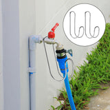 Maxbell 2 Pieces Faucet Hose Hook Stainless Steel Multiuse Sturdy Water Pipe Hangers