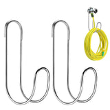 Maxbell 2 Pieces Faucet Hose Hook Stainless Steel Multiuse Sturdy Water Pipe Hangers