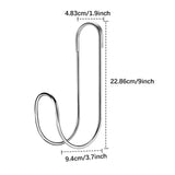 Maxbell 2 Pieces Faucet Hose Hook Stainless Steel Multiuse Sturdy Water Pipe Hangers