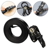 Maxbell Car Truck Cargo Ratchet Strap Luggage Transport Strap for Vehicles Cargo Van 3 m
