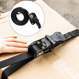 Maxbell Car Truck Cargo Ratchet Strap Luggage Transport Strap for Vehicles Cargo Van 3 m