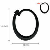 Maxbell 2x30x Gazebo Curtain Hooks Professional Black for Netting Mesh Screen Curtains