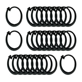 Maxbell Gazebo Curtain Hooks Sturdy Professional Black for Outdoor Hotel Yard Screen
