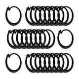Maxbell 2x30x Gazebo Curtain Hooks Professional Black for Netting Mesh Screen Curtains