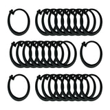 Maxbell Gazebo Curtain Hooks Sturdy Professional Black for Outdoor Hotel Yard Screen
