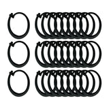 Maxbell Gazebo Curtain Hooks Sturdy Professional Black for Outdoor Hotel Yard Screen