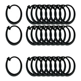 Maxbell Gazebo Curtain Hooks Sturdy Professional Black for Outdoor Hotel Yard Screen