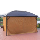 Maxbell 2x30x Gazebo Curtain Hooks Professional Black for Netting Mesh Screen Curtains