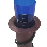 Maxbell Rain Gauge with Scale Spiral Rain Measurement Gauge for Pond Landscape Fence