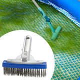 Maxbell 5inch Pool Brush Sturdy Compact Efficient Wire Bristles for SPA Corners Pond