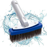 Maxbell 5inch Pool Brush Sturdy Compact Efficient Wire Bristles for SPA Corners Pond