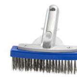 Maxbell 5inch Pool Brush Sturdy Compact Efficient Wire Bristles for SPA Corners Pond