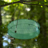 Maxbell Hanging Hoop Platform Birdseed Hoop for Yard Pole Mounted Bird Feeder Garden